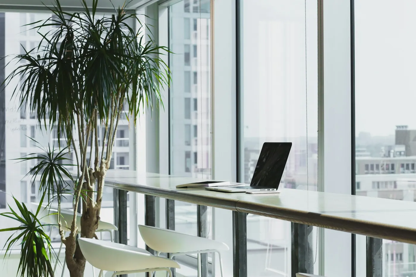 A working desk with a website design in progress