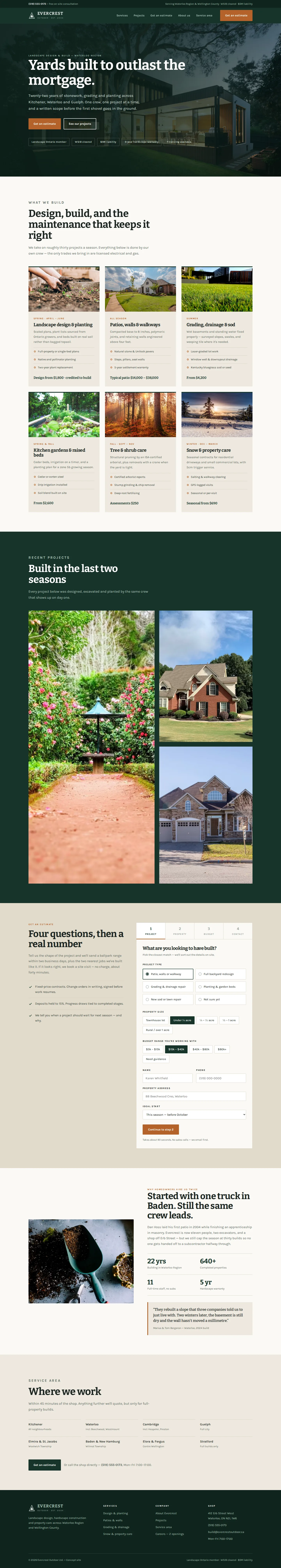 EVERCREST Outdoor concept, full page
